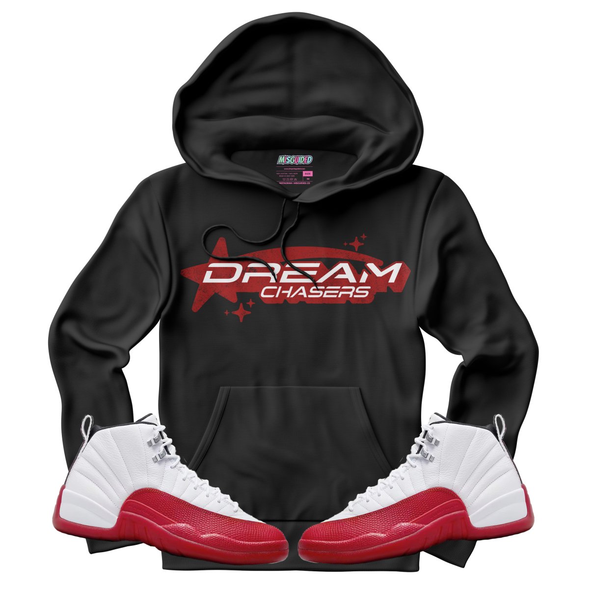 Dream Chasers (Air Jordan 12 Cherry) Hoodie - Misguided