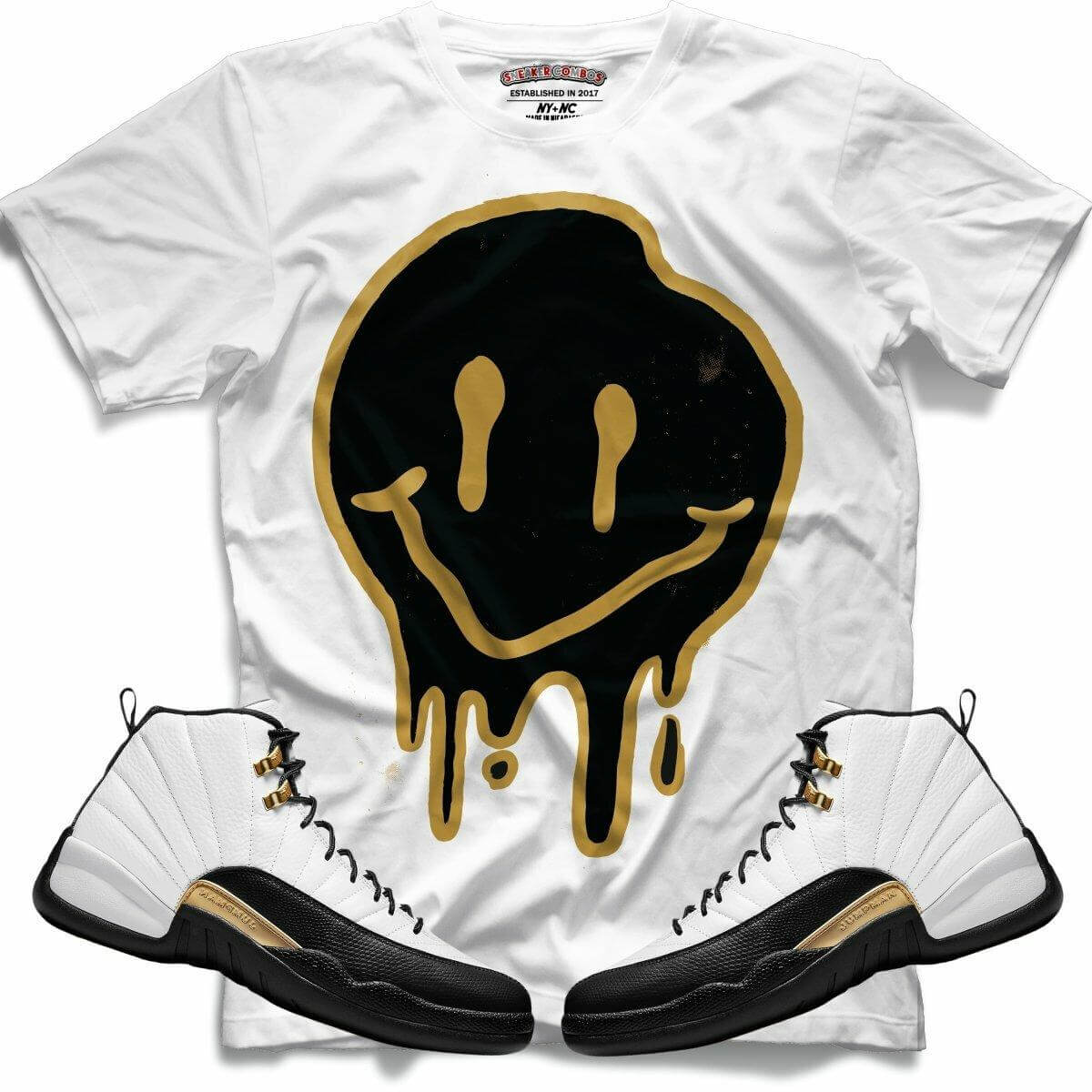 Drippy Smiley (Retro 12 Royalty) T-Shirt - Misguided