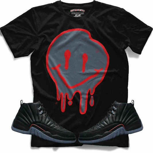 Drippy Smiley (Retro 12 Utility) T-Shirt - Misguided