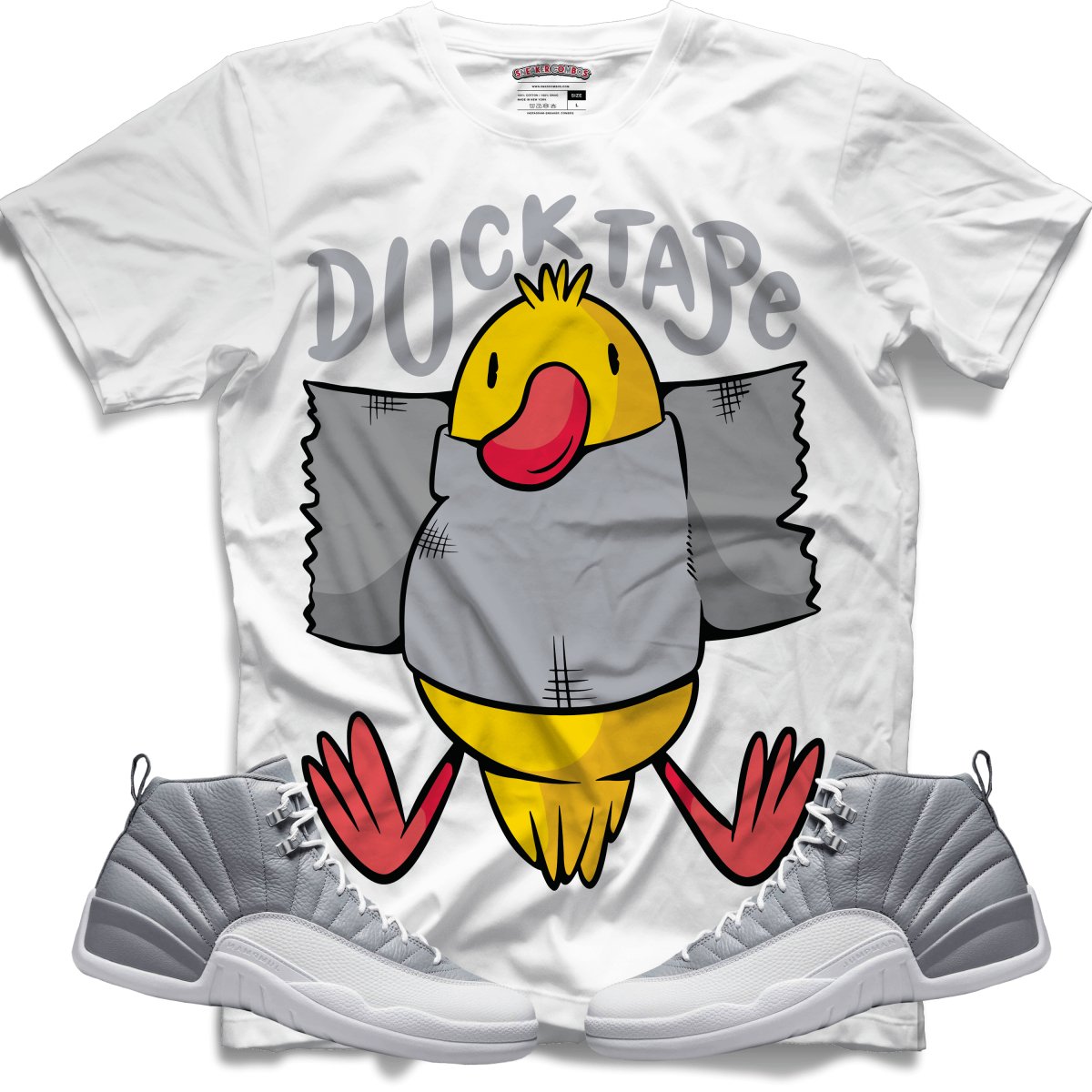 Duck-Tape (Retro 12 Stealth) T-Shirt - Misguided