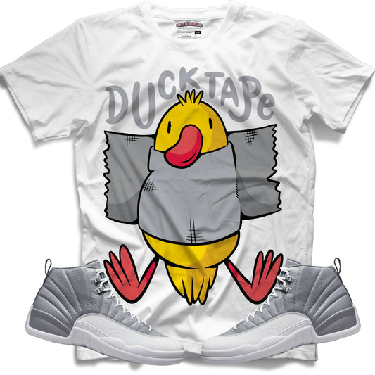 Duck-Tape (Retro 12 Stealth) T-Shirt - Misguided