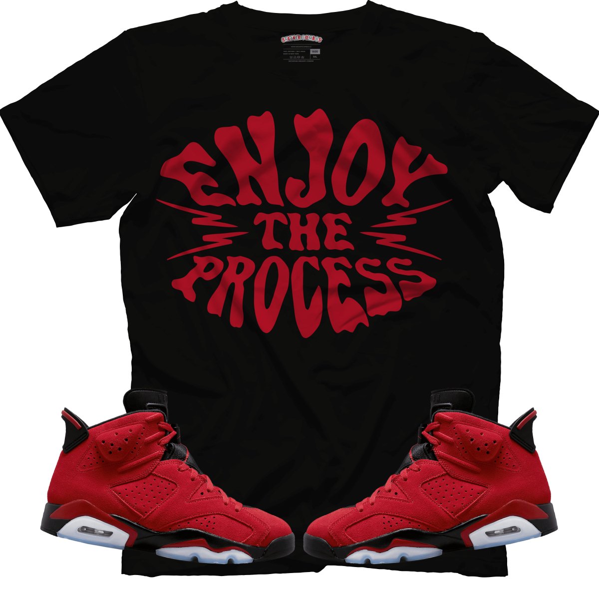 Enjoy The Process (Air Jordan 6 Toro Bravo) T-Shirt - Misguided