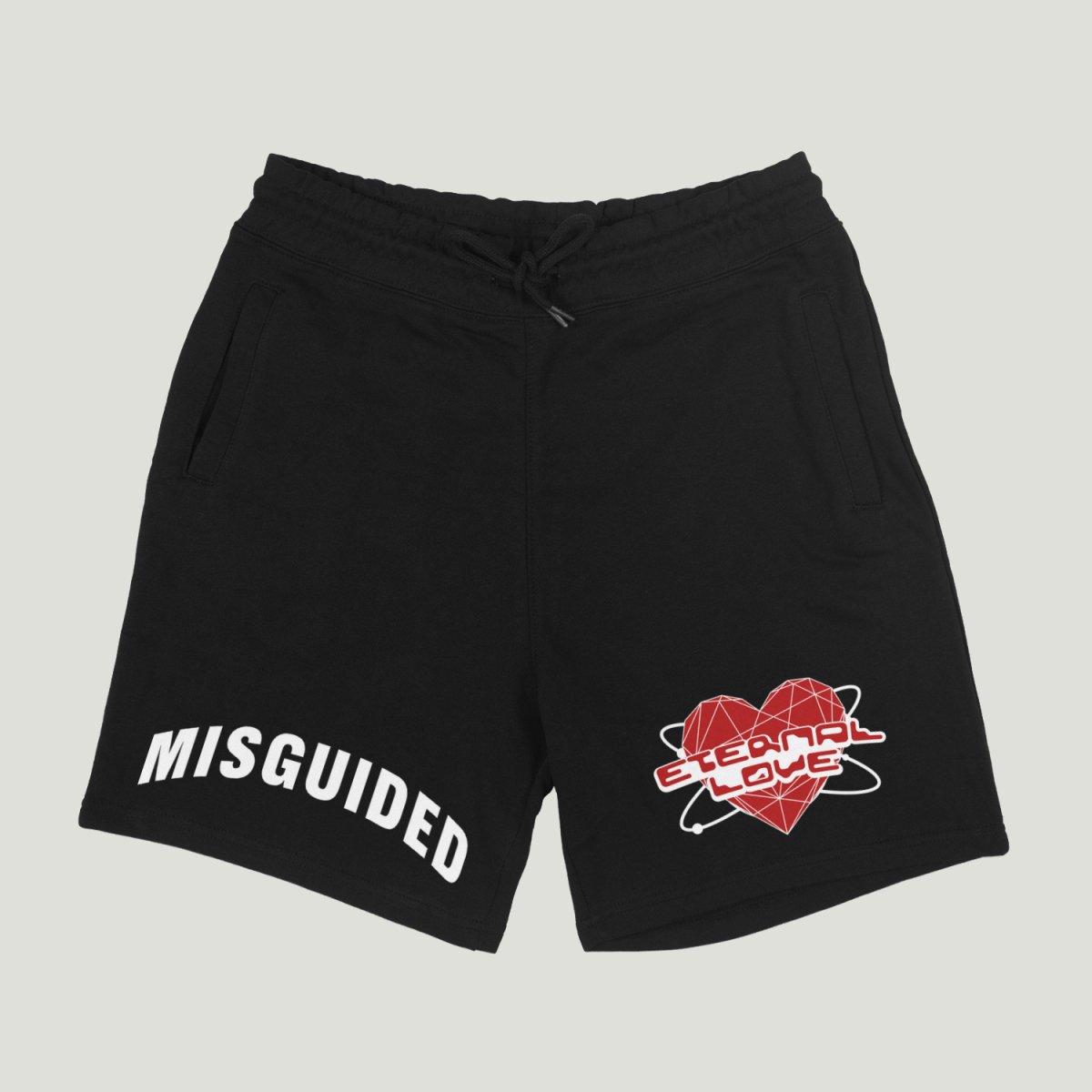 Eternal Love (Air Jordan 4 Red Cement) Shorts - Misguided