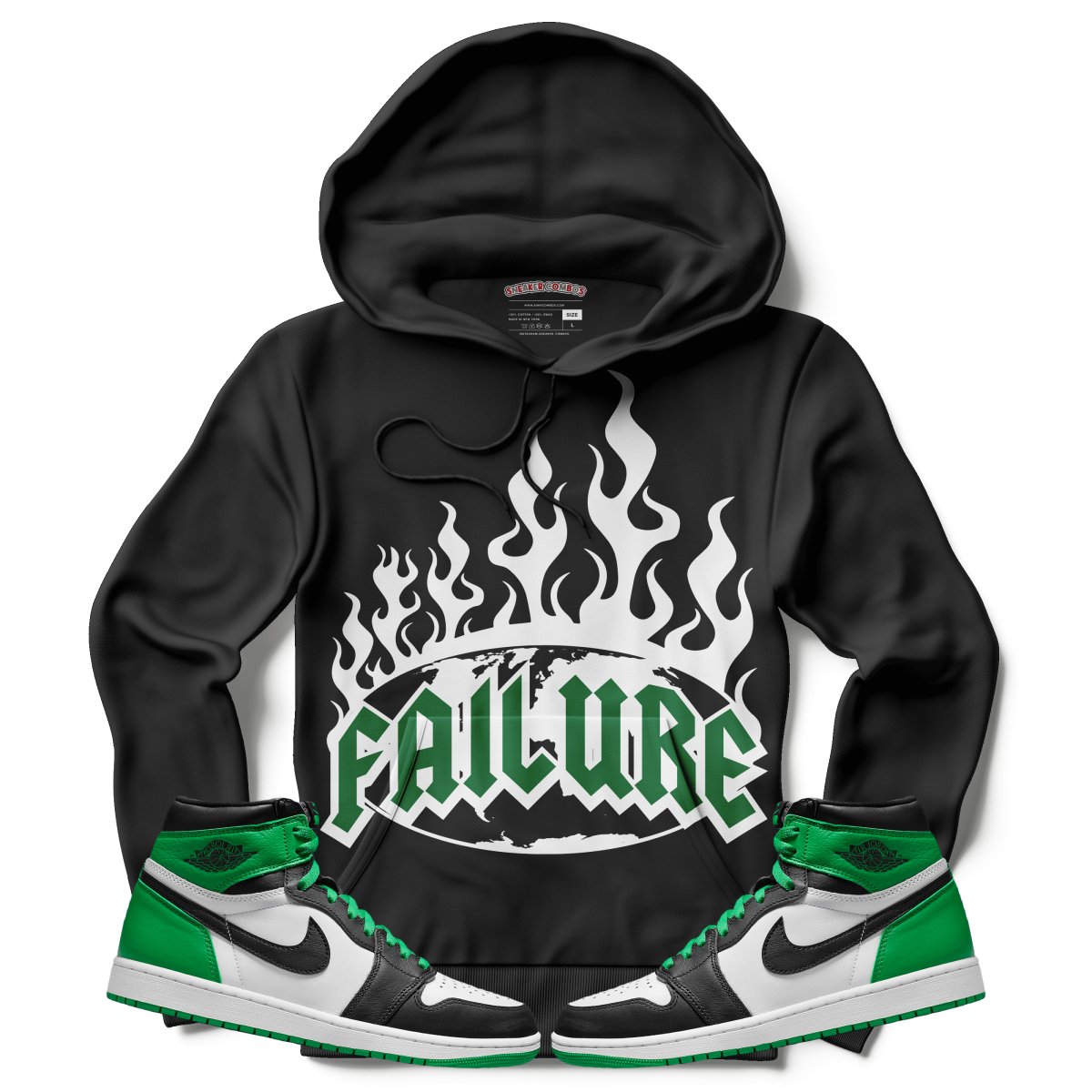 Failure (Air Jordan 1 Lucky Green) Hoodie - Misguided