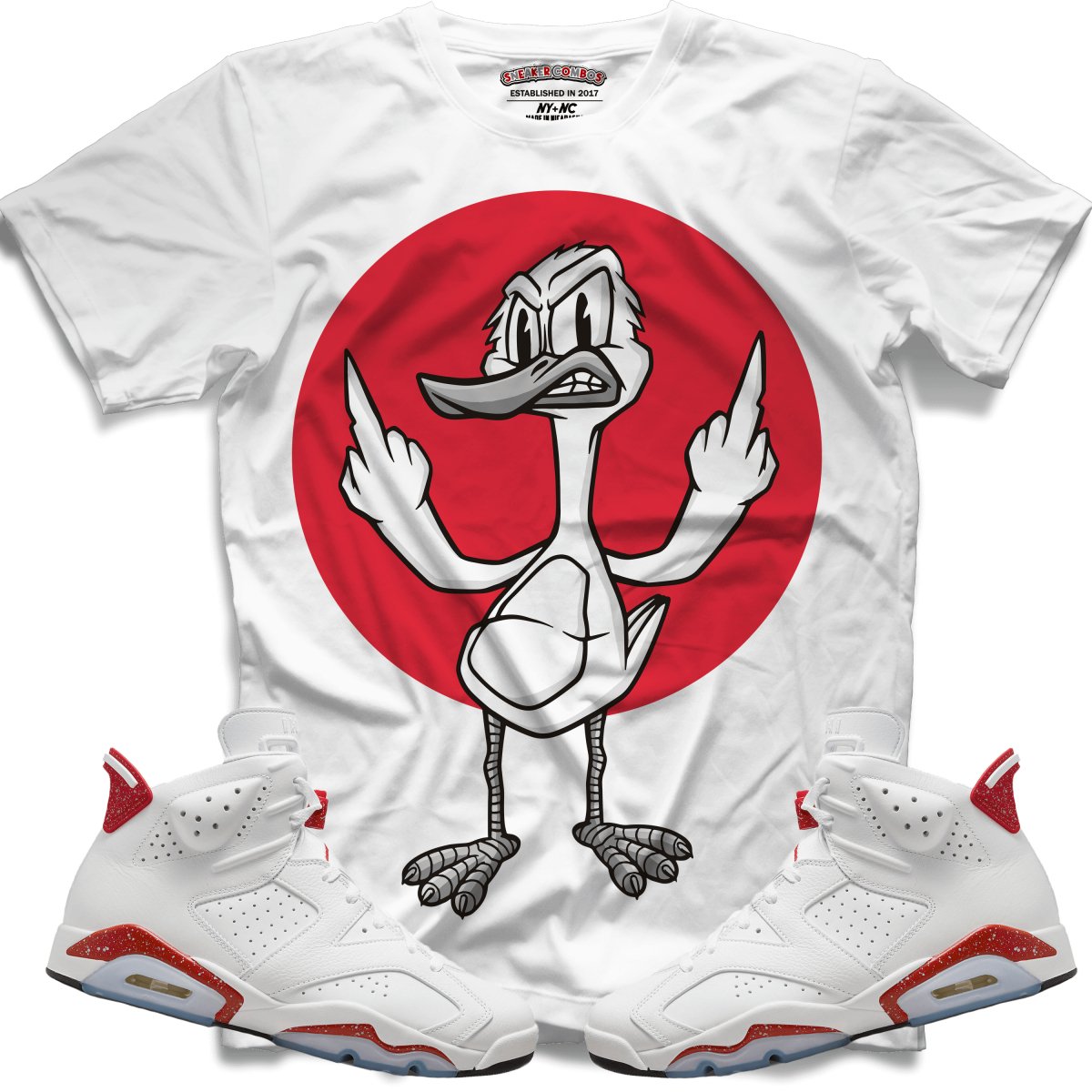 F##K You (Retro 6 Red Oreo) T-Shirt - Misguided