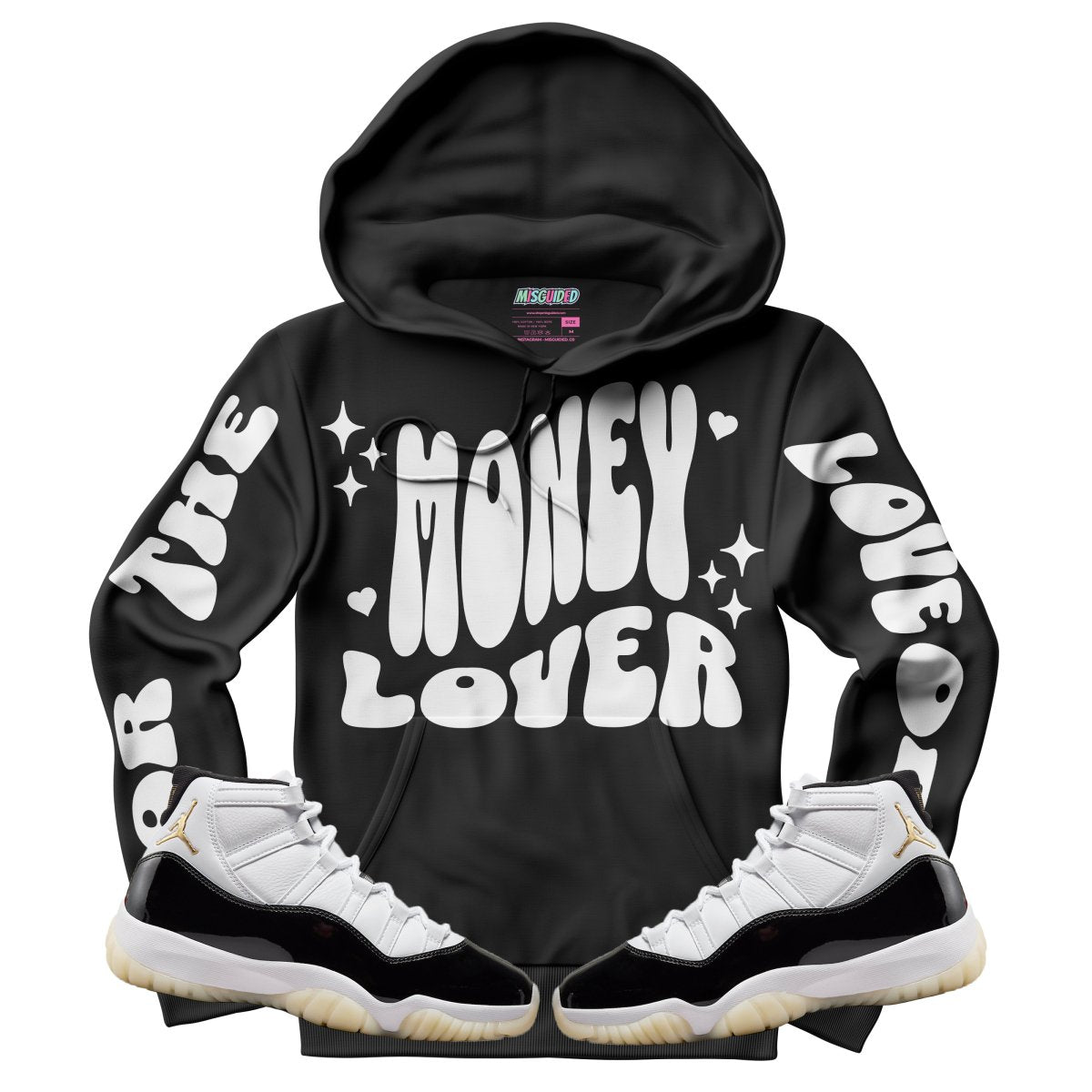 For The Love Of Money (Air Jordan 11 Gratitude) Hoodie - Misguided