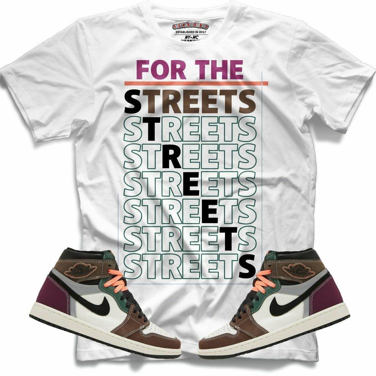 For The Streets (Retro 1 Craft) T-Shirt - Misguided