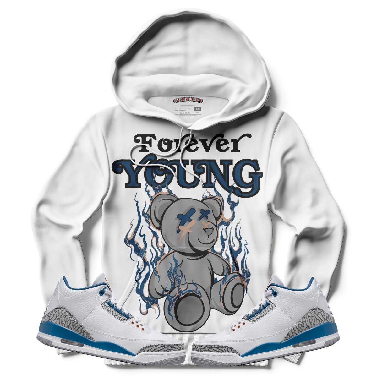 Forever Young (Air Jordan 3 “Wizards” PE) Hoodie - Misguided