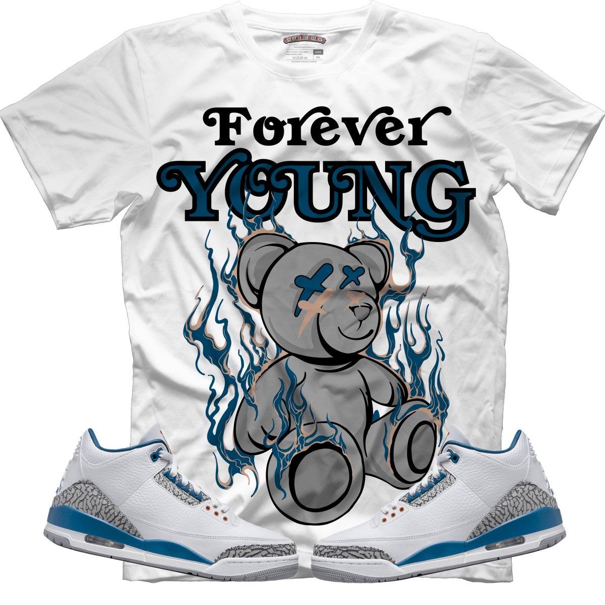 Forever Young (Air Jordan 3 “Wizards” PE) T-Shirt - Misguided