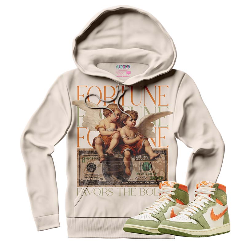 Fortune Favors The Bold (AIR JORDAN 1 HIGH OG CRAFT “CELADON”) Hoodie - Misguided