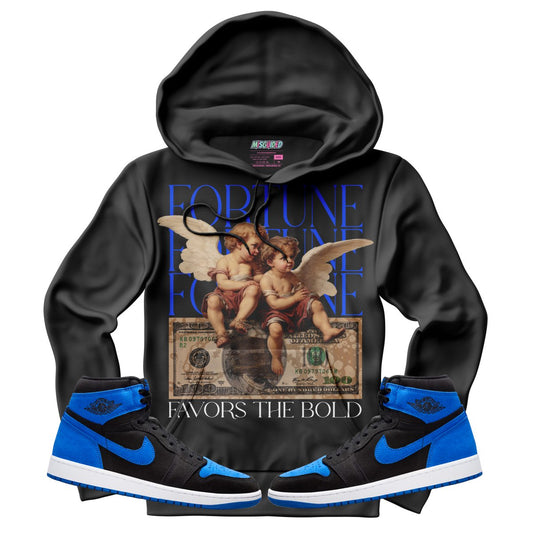 Fortune Favors The Bold (Air Jordan 1 Royal Reimagined) Hoodie - Misguided