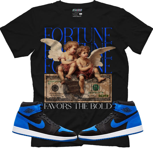 Fortune Favors The Bold (Air Jordan 1 Royal Reimagined) T-Shirt - Misguided