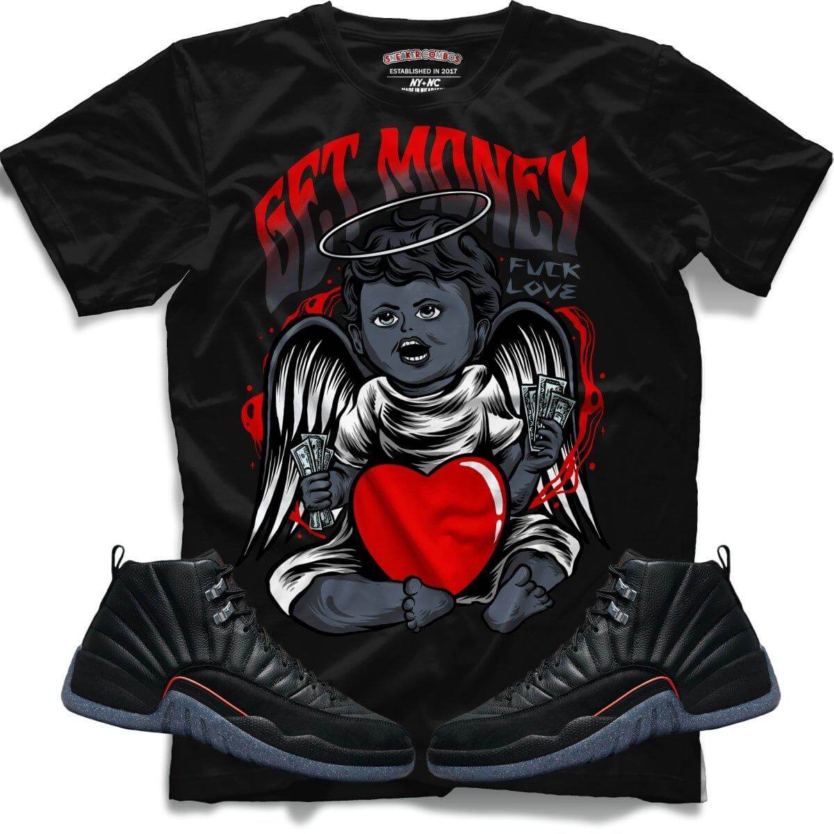 Get Money (Retro 12 Utility) T-Shirt - Misguided