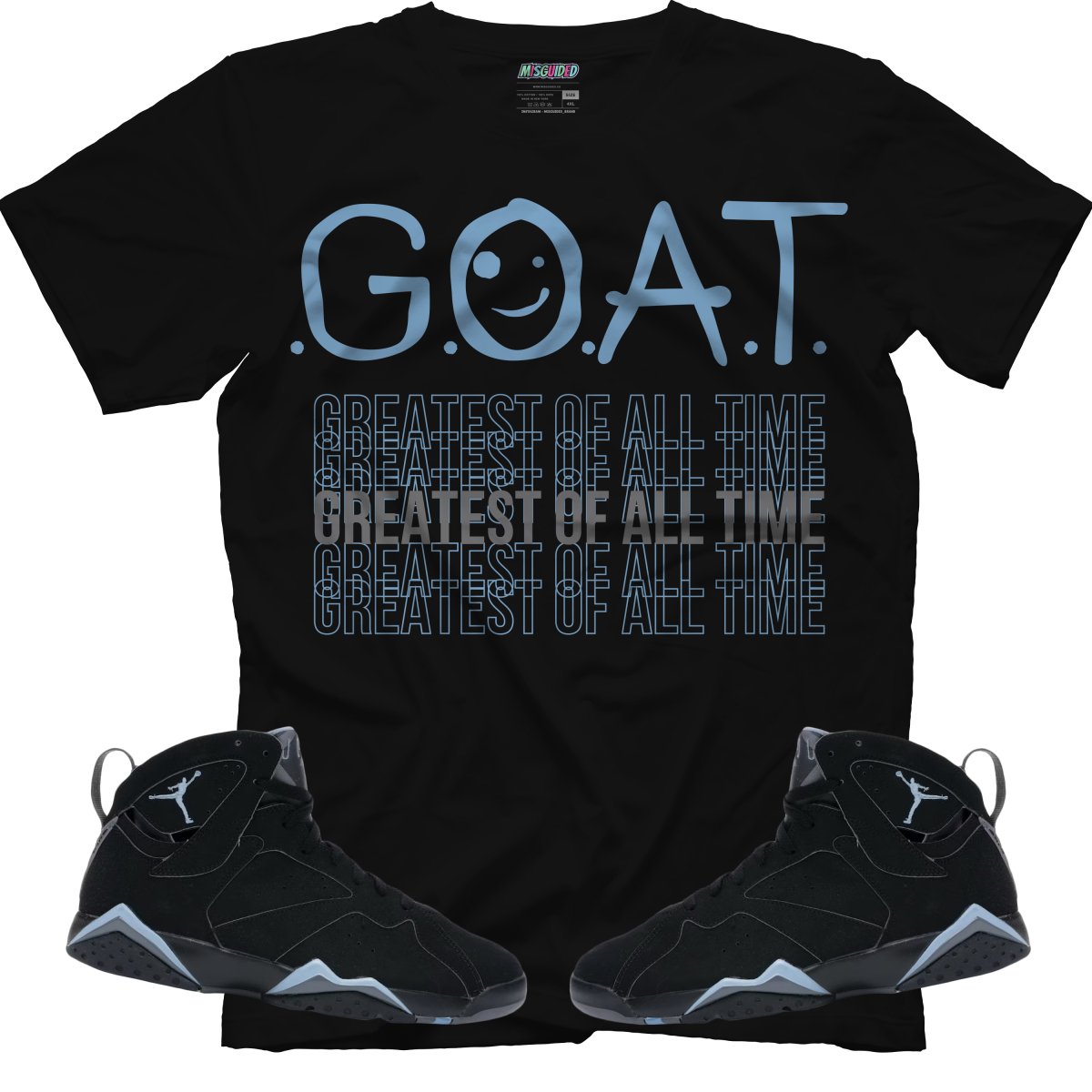 GOAT (Air Jordan 7 Chambray) T-Shirt - Misguided