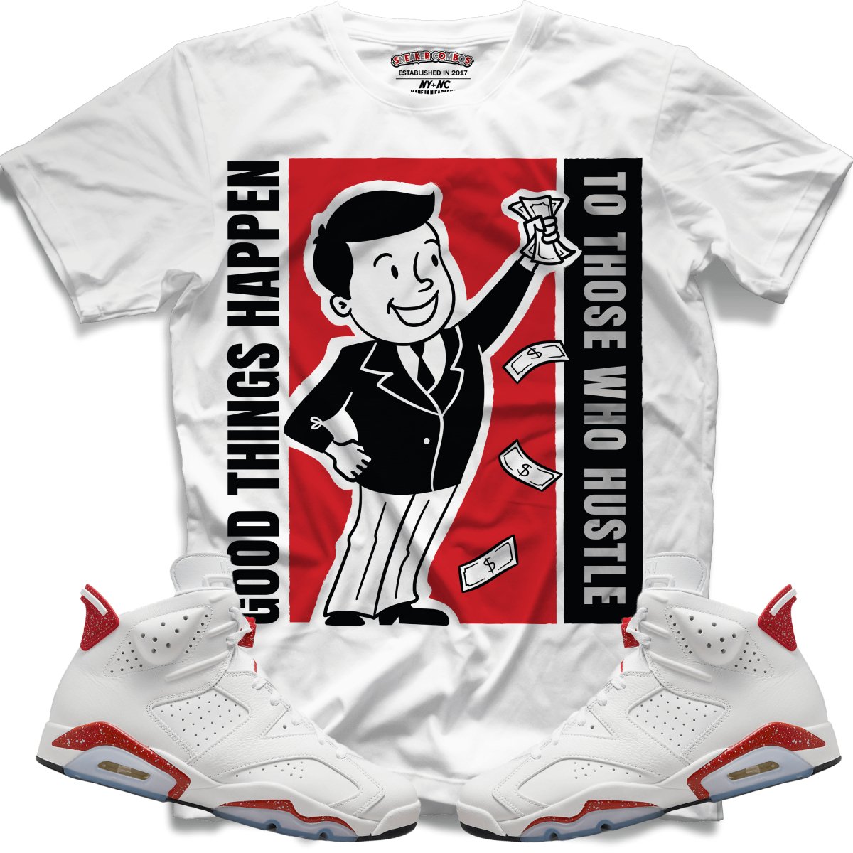 Good Things Happen (Retro 6 Red Oreo) T-Shirt - Misguided