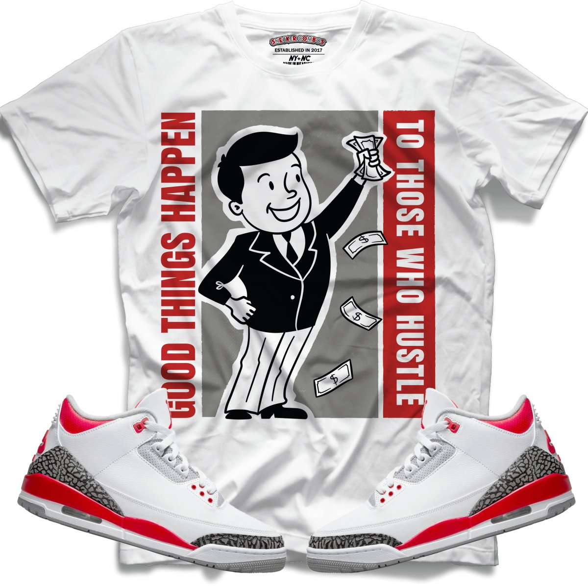 Good Things (Retro 3 Fire Red) T-Shirt - Misguided