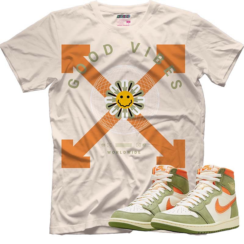 Good Vibes (AIR JORDAN 1 HIGH OG CRAFT “CELADON”) T-Shirt - Misguided