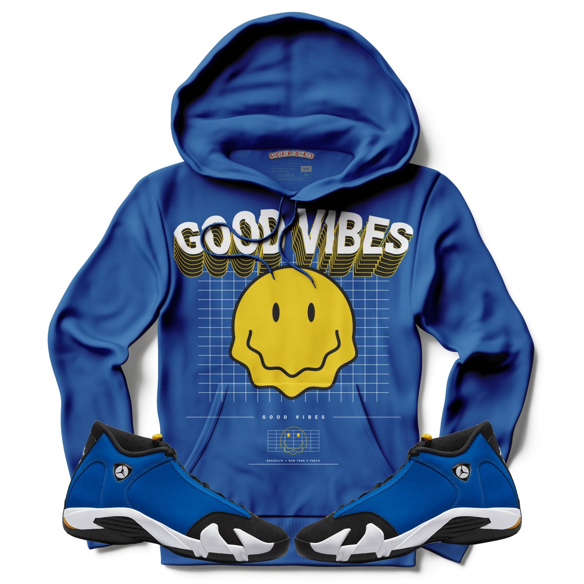 Good Vibes (Air Jordan 14 Laney) Hoodie - Misguided