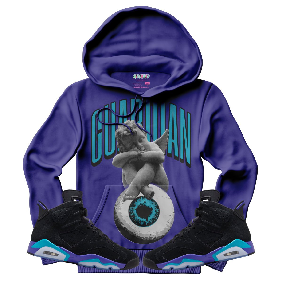 Guardian (Air Jordan 6 Aqua) Hoodie - Misguided