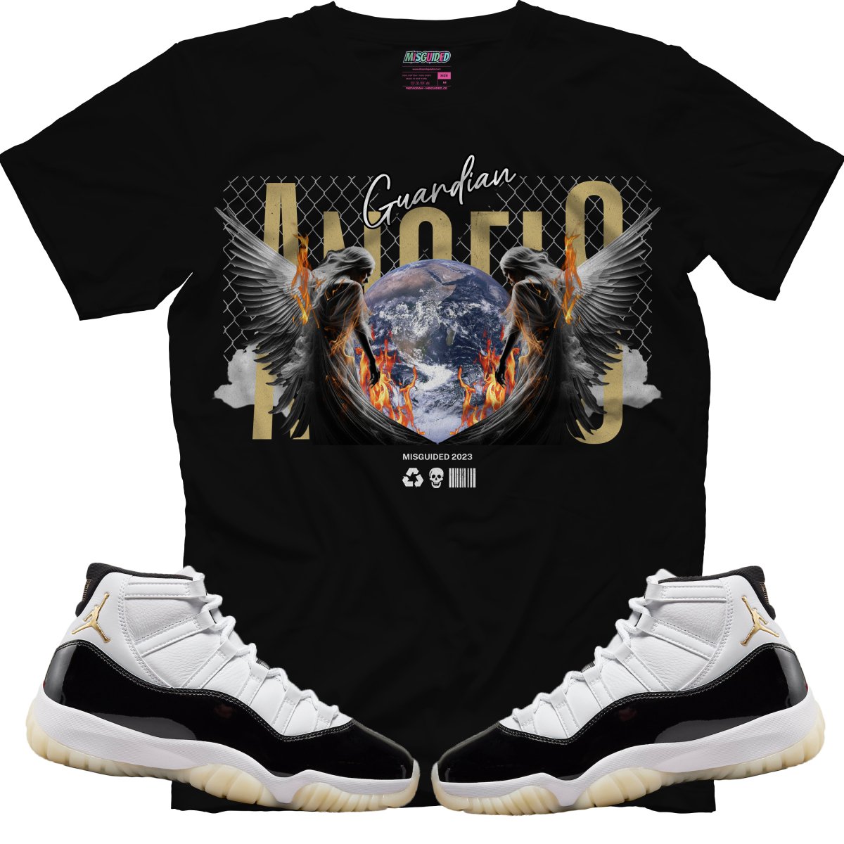 Guardian Angels (Air Jordan 11 Gratitude) T-Shirt - Misguided