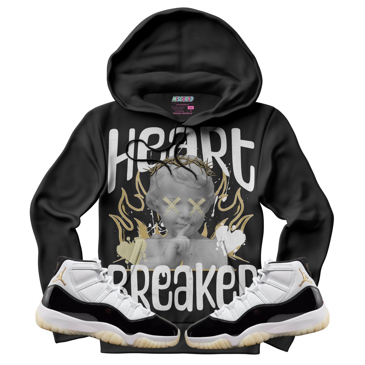 Heart Breaker (Air Jordan 11 Gratitude) Hoodie - Misguided