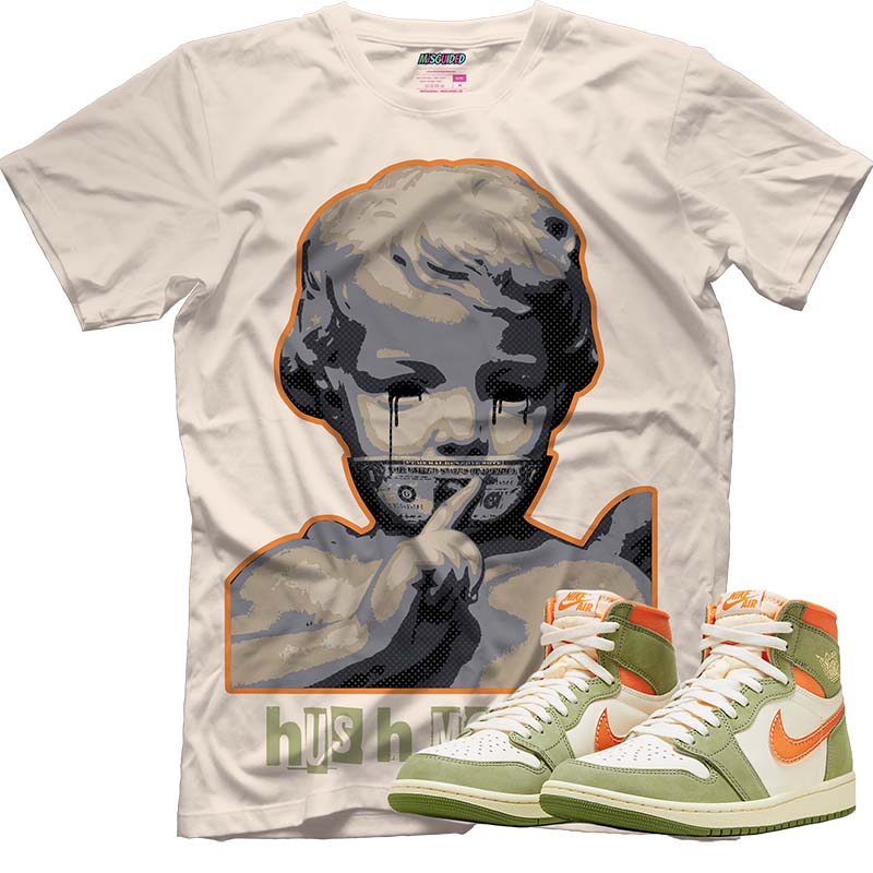 Hush Money (AIR JORDAN 1 HIGH OG CRAFT “CELADON”) T-Shirt - Misguided