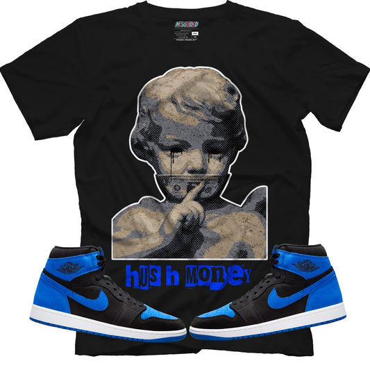 Hush Money (Air Jordan 1 Royal Reimagined) T-Shirt - Misguided