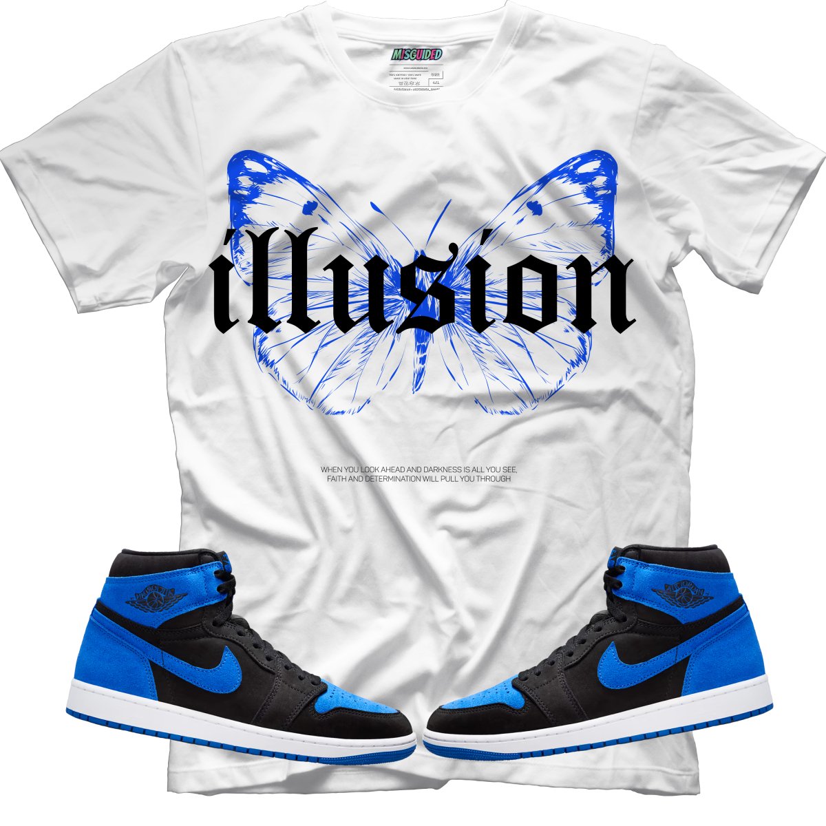 Illusion (Air Jordan 1 Royal Reimagined) T-Shirt - Misguided