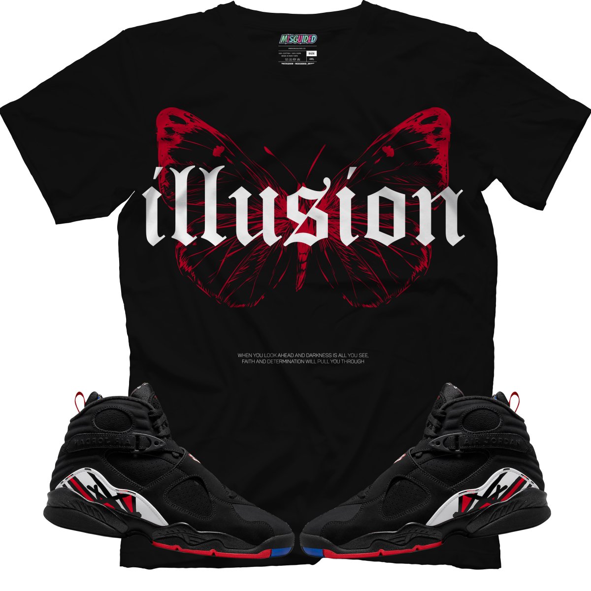 Illusion (Air Jordan 8 Playoff) T-Shirt - Misguided