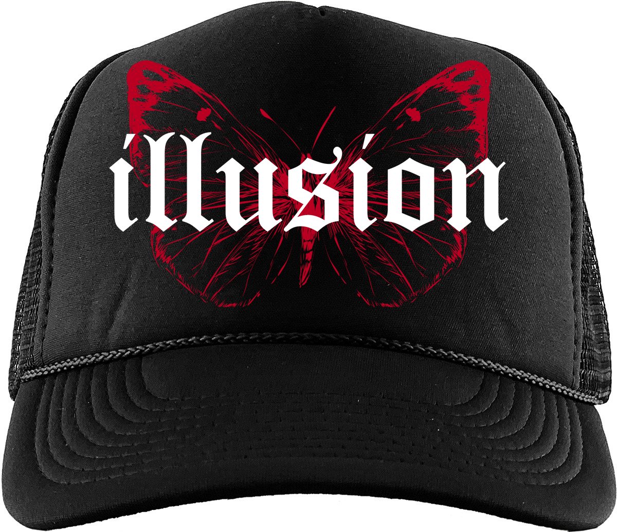 Illusion (Air Jordan 8 Playoff) Trucker Hat - Misguided