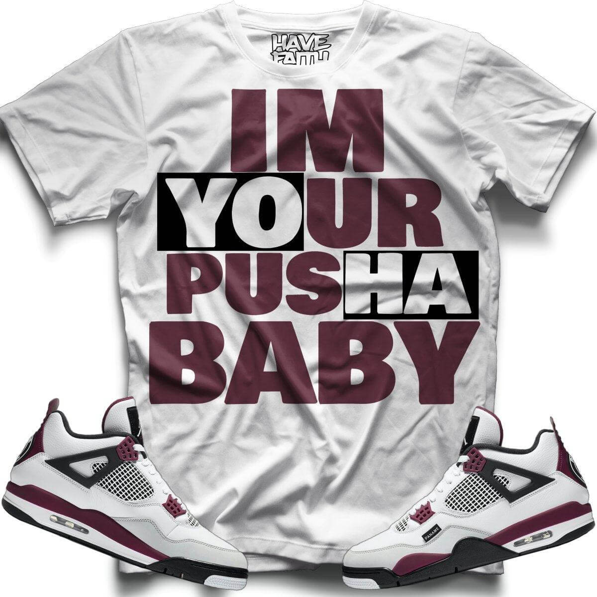 Im Your Pusha (PSG Retro 4's) T-Shirt - Misguided