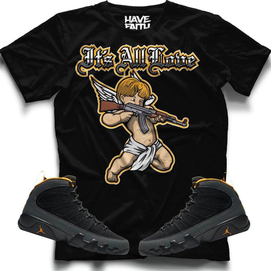 It's All Love (Air Jordan 9 University Gold) T-Shirt - Misguided