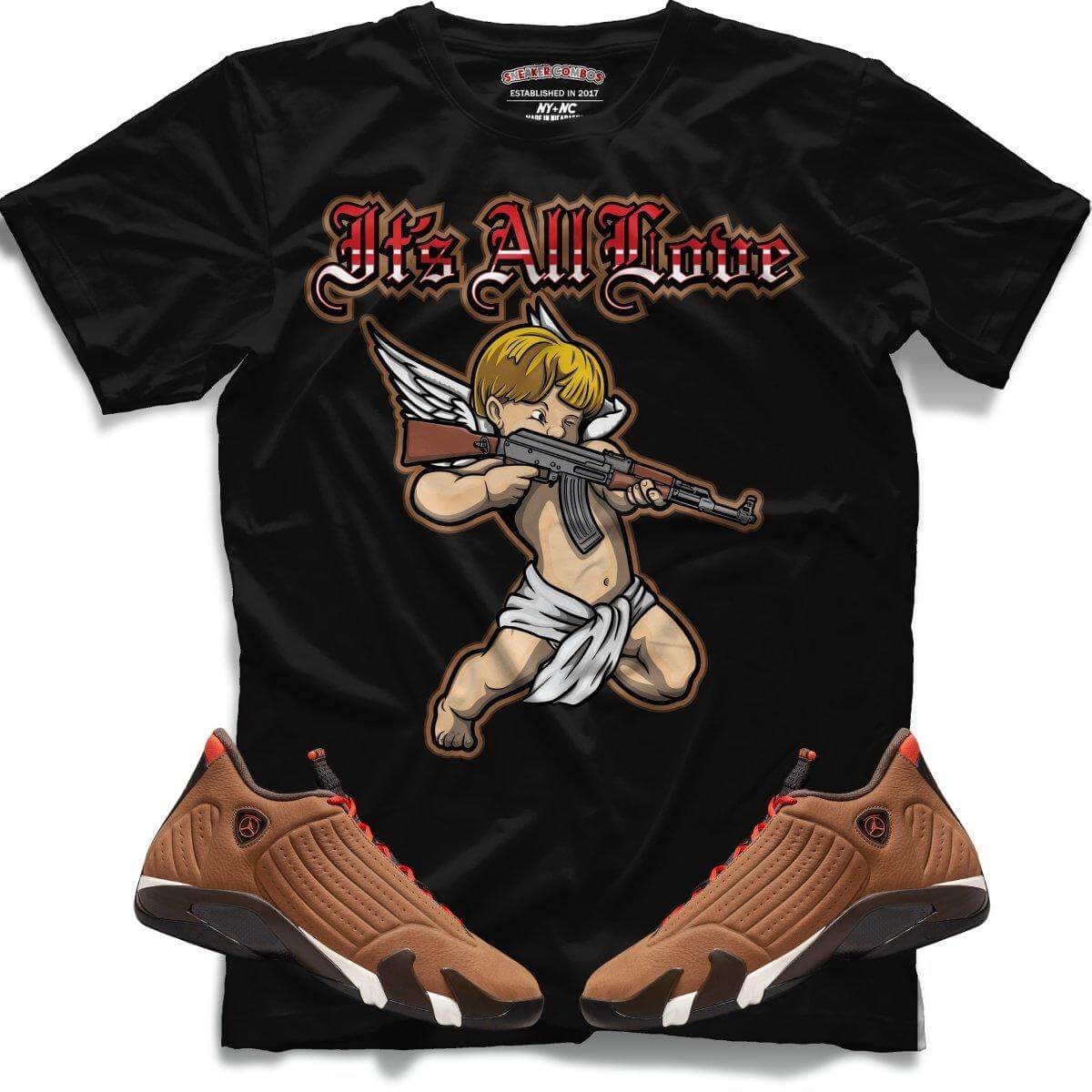 It's All Love (Retro 14 Winterized) T-Shirt - Misguided