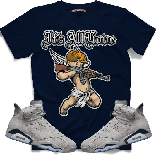 It's All Love (Retro 6 Georgetown) T-Shirt - Misguided