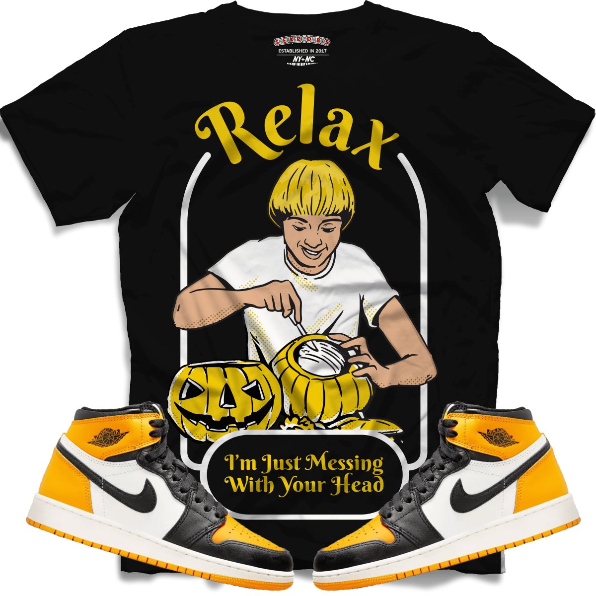 Just Messing With Your Head (Retro 1 Taxi) T-Shirt - Misguided