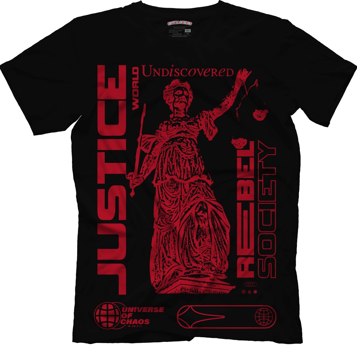 Justice World Undiscovered (Air Jordan 6 Toro Bravo) T-Shirt - Misguided