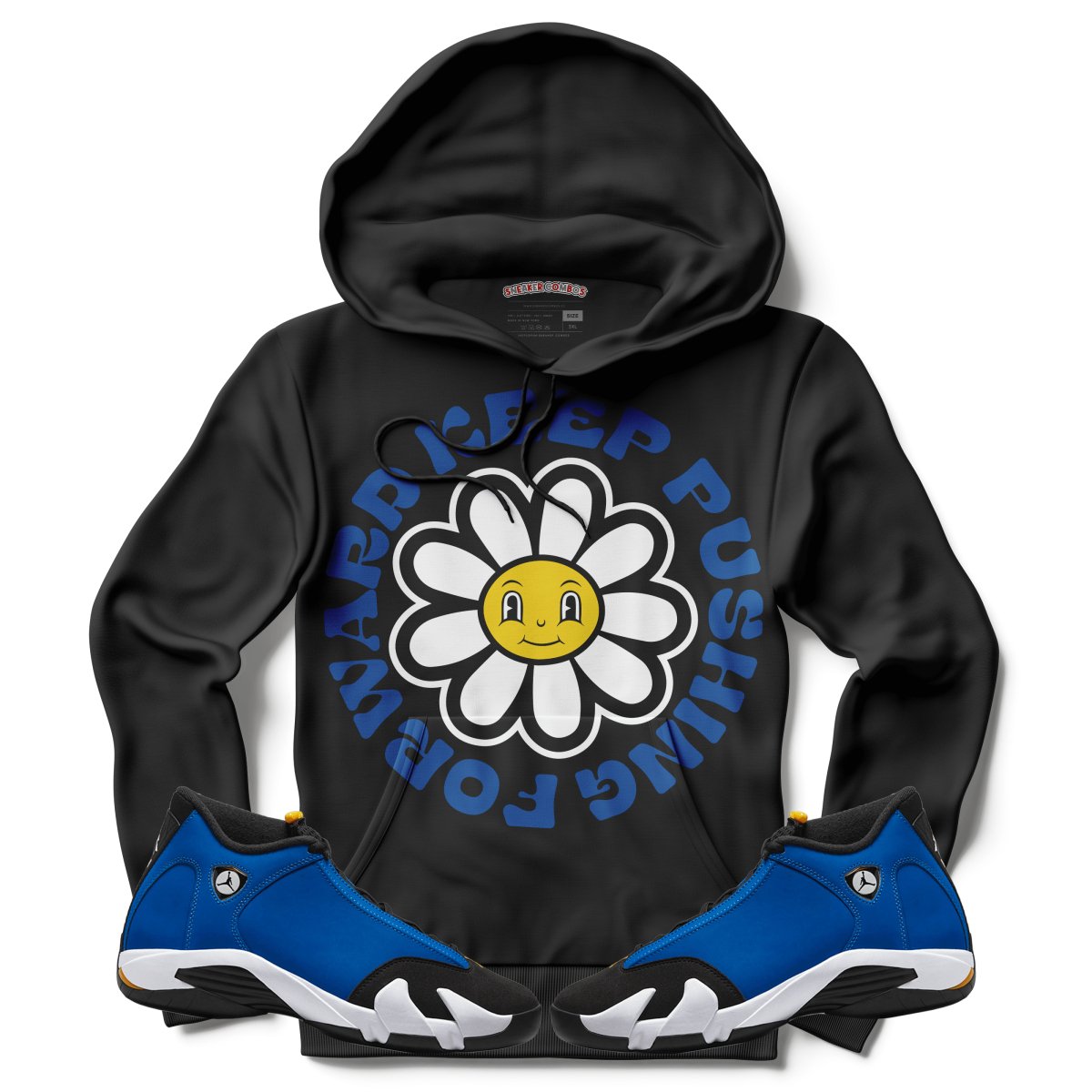 Keep Pushing Forward (Air Jordan 14 Laney) Hoodie - Misguided