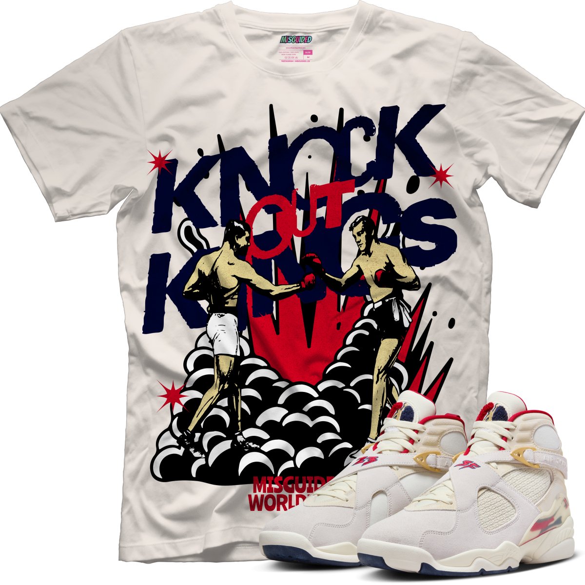 Knock Out Kings (SOLEFLY X AIR JORDAN 8 “MI CASA ES SU CASA”) T-Shirt - Misguided