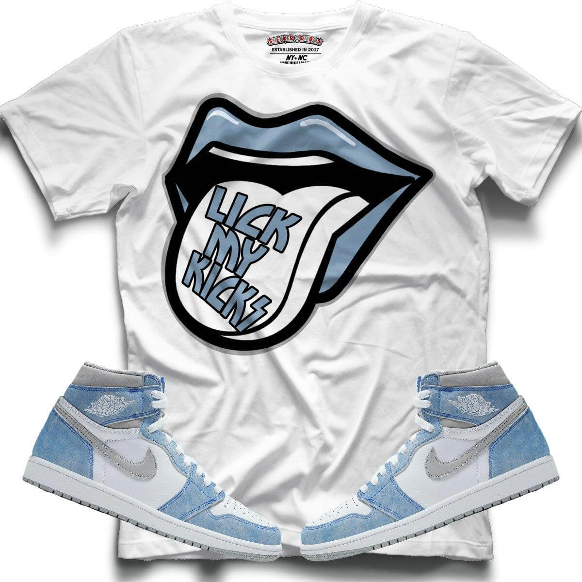 Lick My Kicks (High Og Hyper Royal 1's) T-Shirt - Misguided