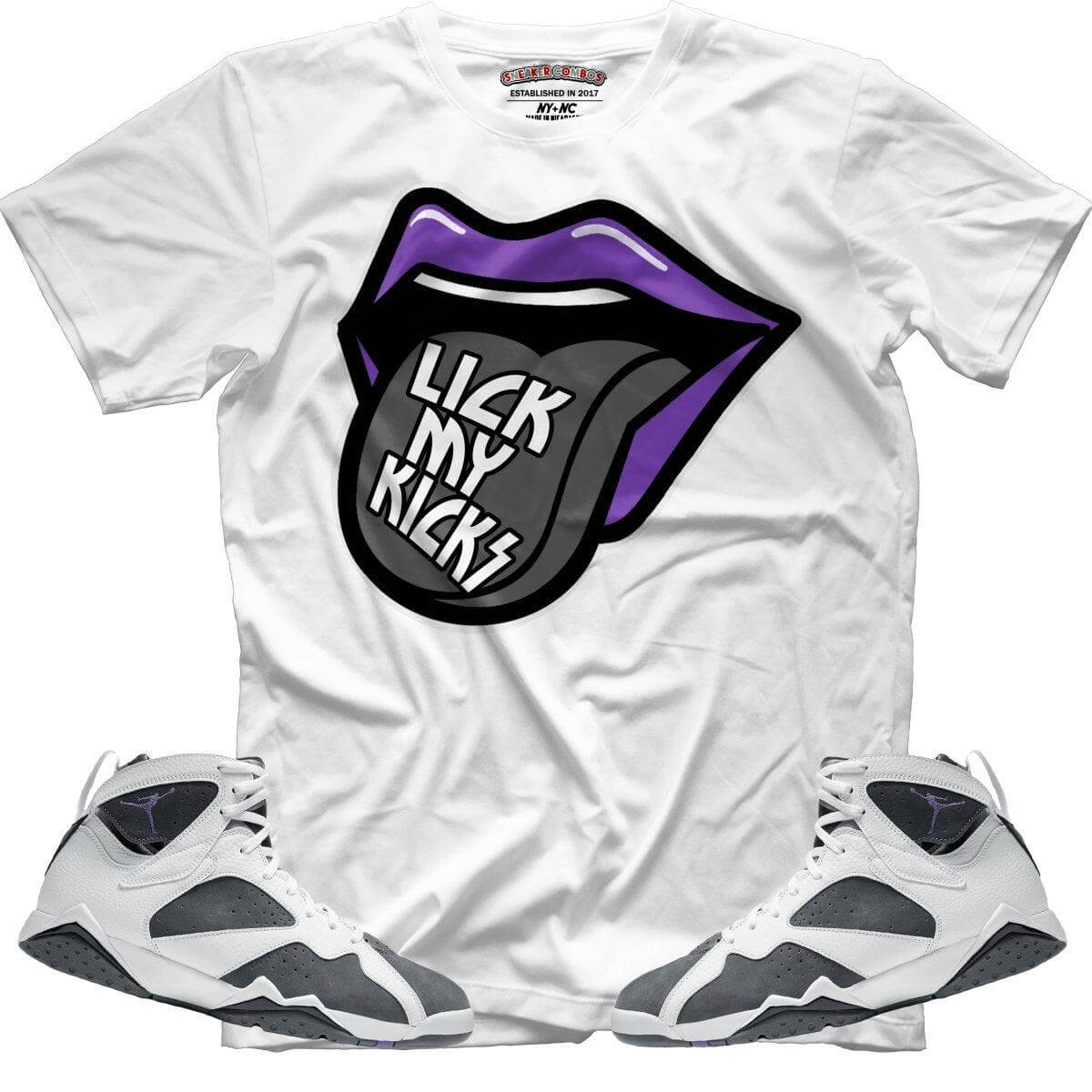 Lick My Kicks (Retro 7 Flint) T-Shirt - Misguided