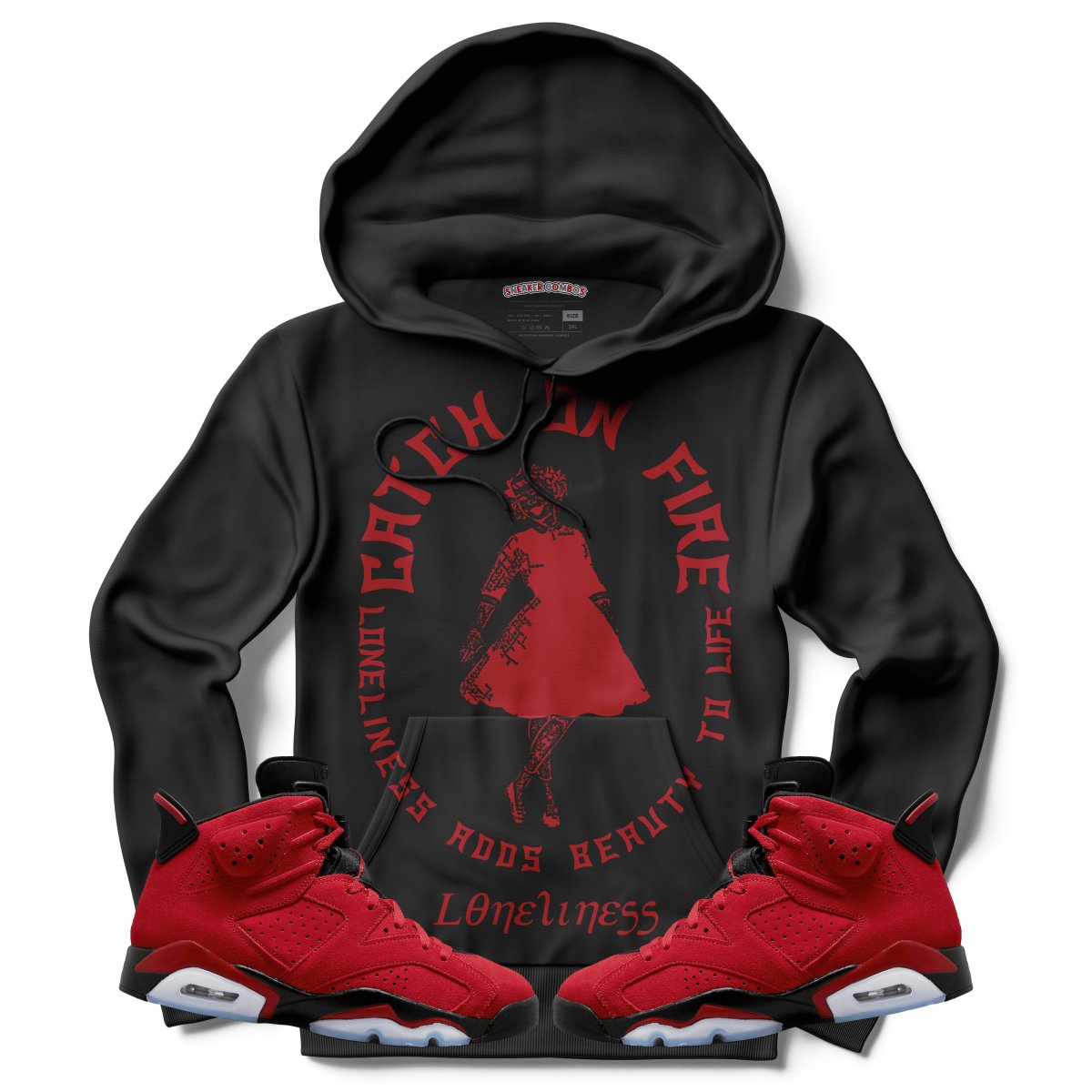 Loneliness Adds Beauty To Life (Air Jordan 6 Toro Bravo) Hoodie - Misguided