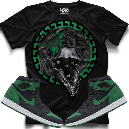 Medusa (Pine Green 1's) T-Shirt - Misguided