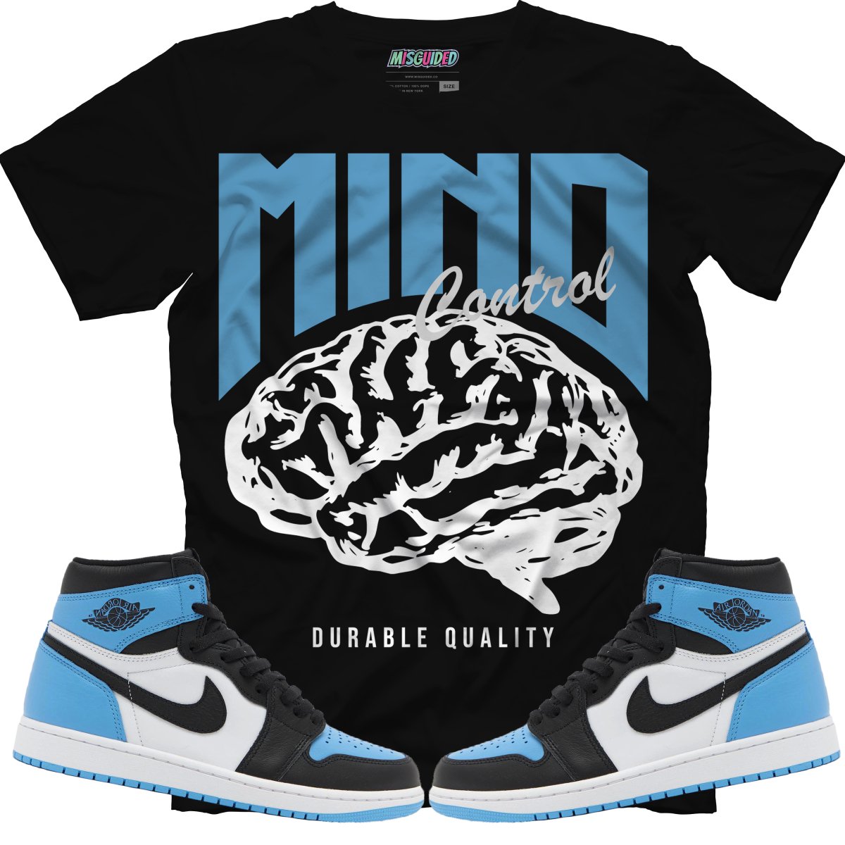 Mind Control (Air Jordan 1 High OG "UNC Toe") T-Shirt - Misguided