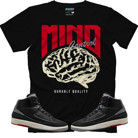 Mind Control (Air Jordan 2 Black Cement) T-Shirt - Misguided