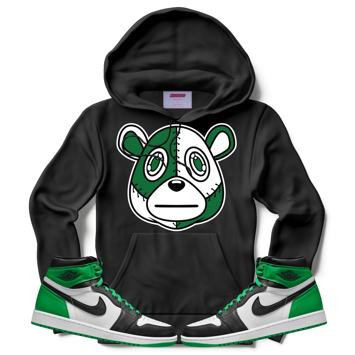 Misguided (Air Jordan 1 Lucky Green) Hoodie - Misguided