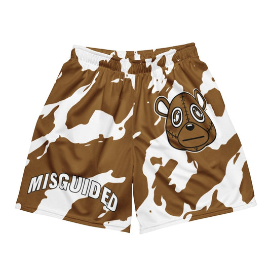 Misguided (Air Jordan 13 Wheat) Mesh Shorts - Misguided