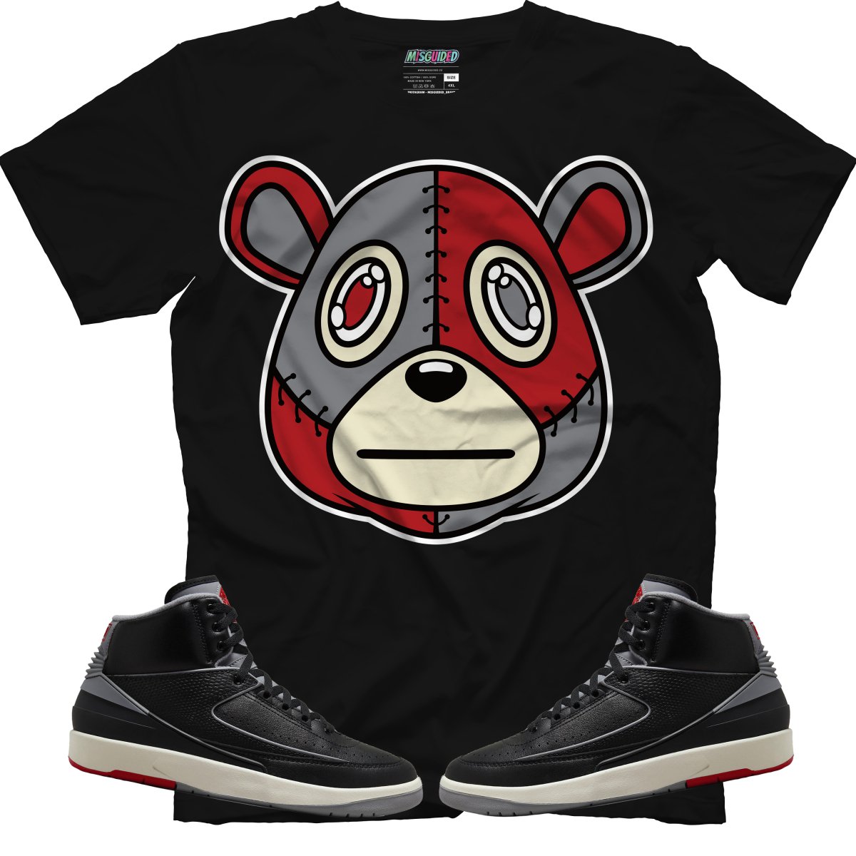 Misguided (Air Jordan 2 Black Cement) T-Shirt - Misguided