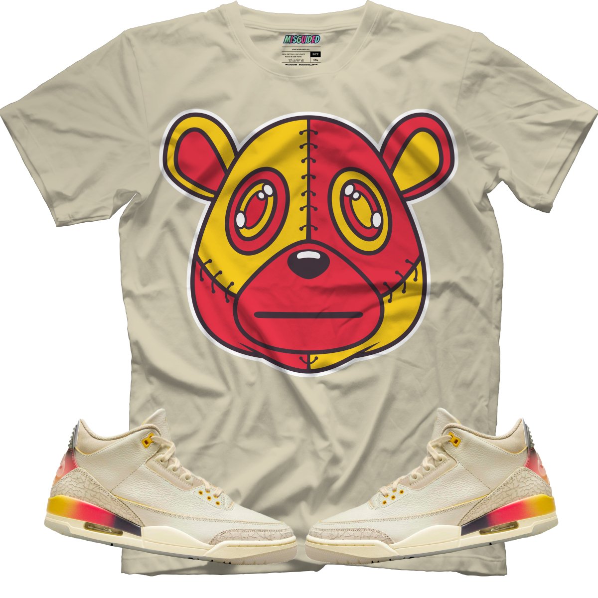 Misguided (Air Jordan 3 J Balvin Medellín Sunset) T-Shirt - Misguided