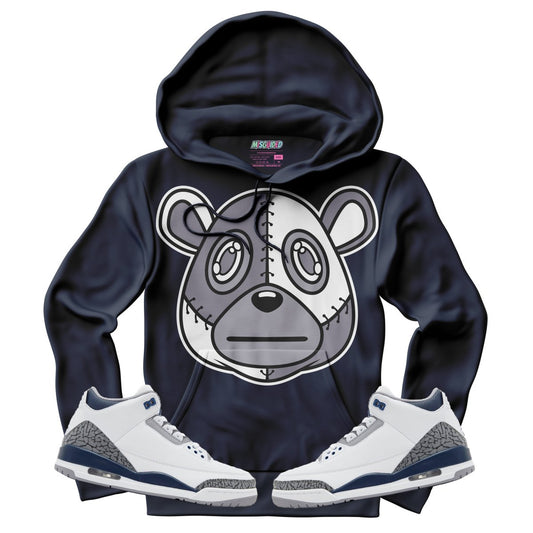 Misguided (Air Jordan 3 White Navy) Hoodie - Misguided