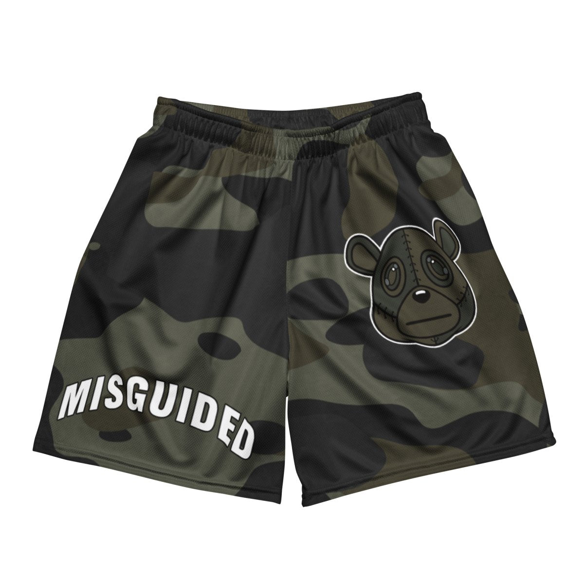 Misguided (Air Jordan 4 Craft "Olive") Mesh Shorts - Misguided